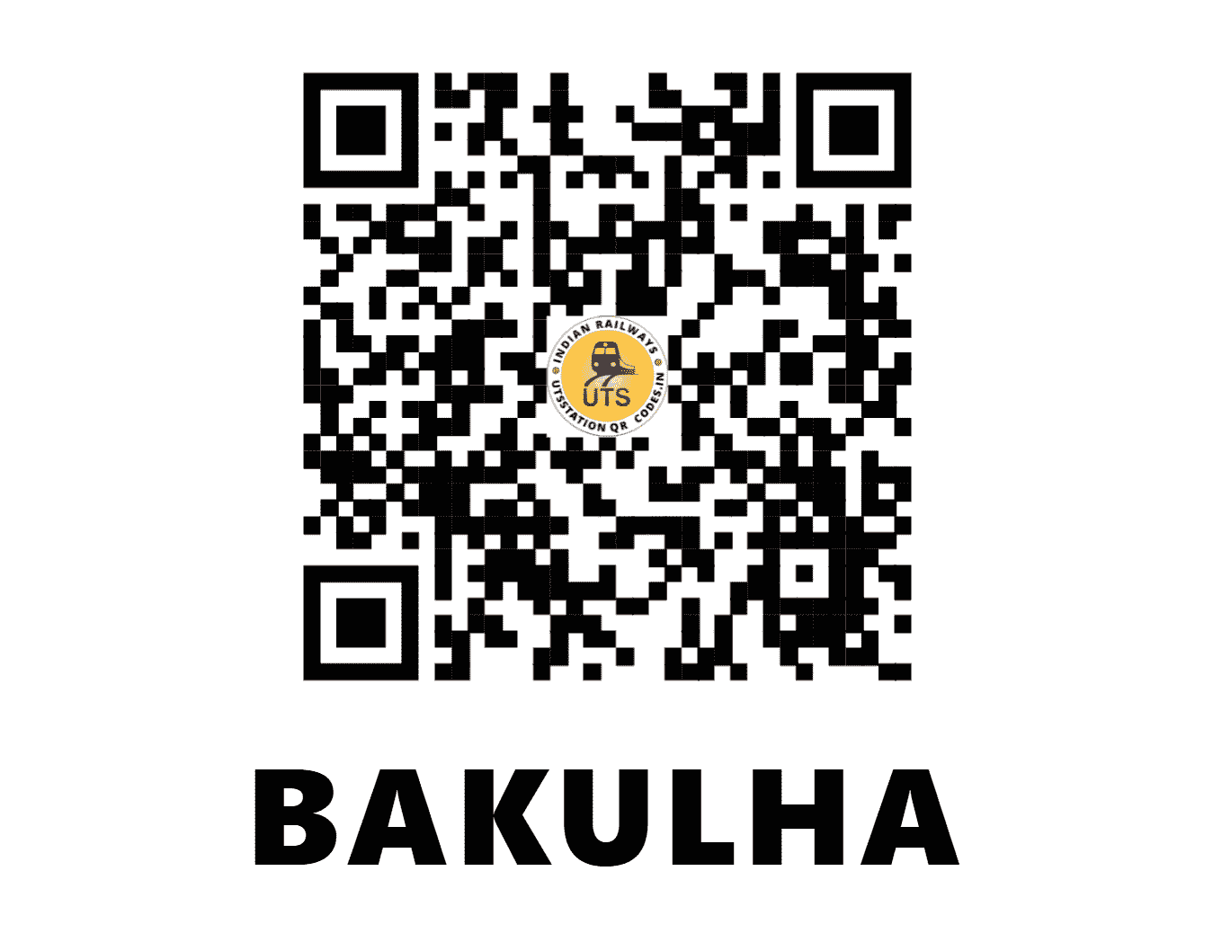 UTS QR Code for BAKULHA - BKLA (NE - UTTAR PRADESH)